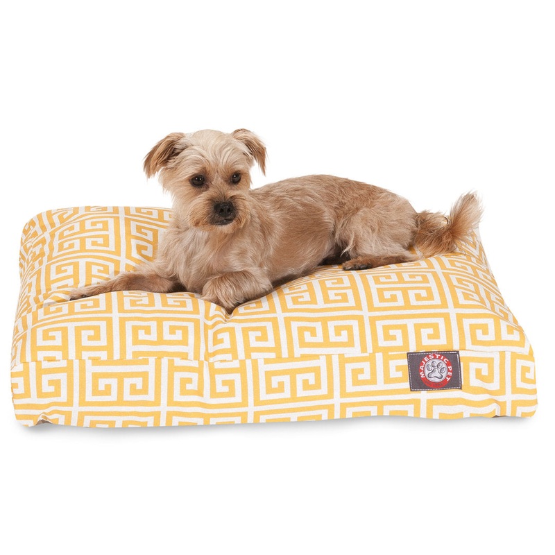 Towers Angela Pet Pillow Majestic Pet Products Color: Citrus Size: Extra Large (42″ W x 50″ D x 5″ H);