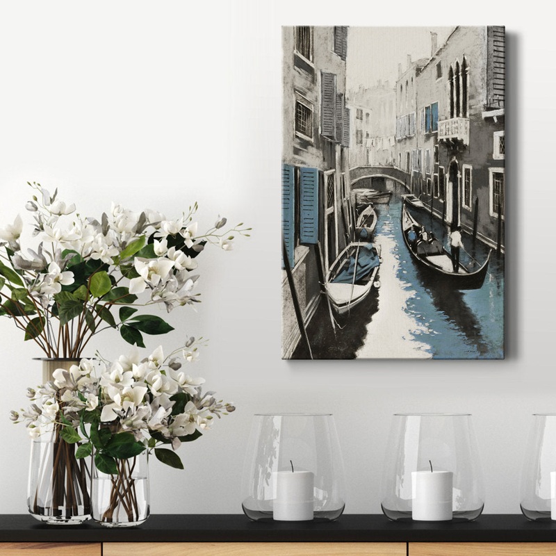 Venice I – Painting Print Winston Porter Mat Color: No Mat Size: 60″ H x 40″ W x 1″ D Format: Wrapped Canvas