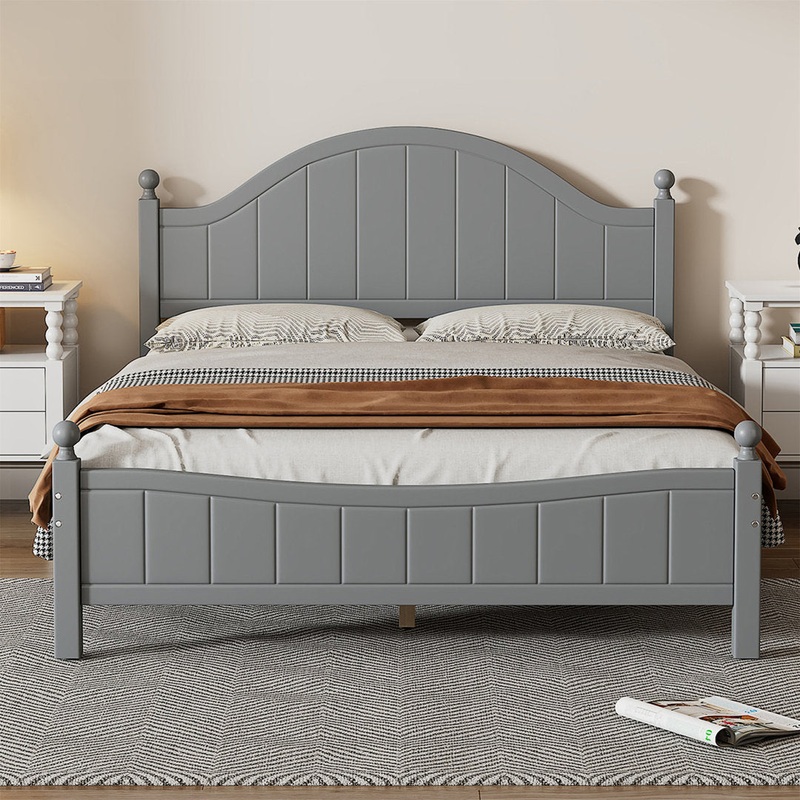 Jaunna Platform Bed Winston Porter Color: Gray Size: Full